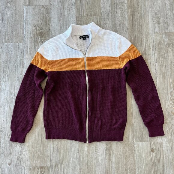Womens INC International Concepts Zipper Sweater Jacket - M - Picture 1 of 6
